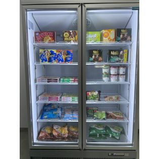UNIFROST ARMARIO EXPOSITOR BAJA TEMPERATURA  2 PUERTAS BAJO PERFIL
