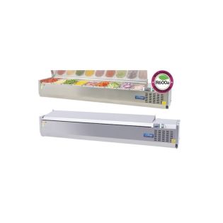 UNIFROST VITRINA DE INGREDIENTES REFRIGERADA 1200 MM TAPA
