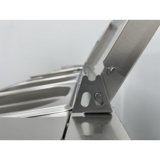 UNIFROST VITRINA DE INGREDIENTES REFRIGERADA 1200 MM TAPA
