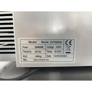 BANKS HORNO CONVECCIÓN  80 CM 3 Kw

