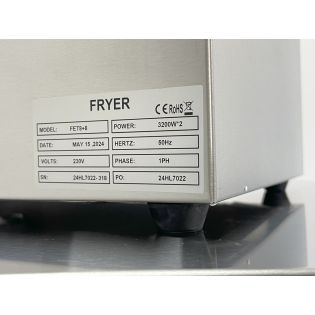 BANKS FREIDORA 8+8 LITROS 2x3,5 Kw
