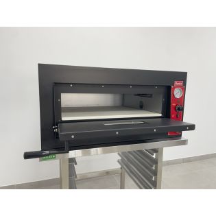 BANKS HORNO PIZZA 1 PUERTAS Refractario NEGRO
