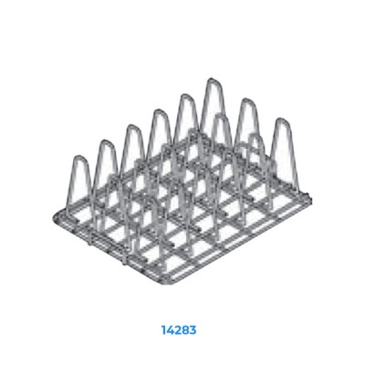 CESTA ACERO 5 BANDEJAS 600x700 MM