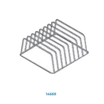 CESTA ACERO 8 BANDEJAS 570x570 MM CESTA ACERO 8 BANDEJAS 570x570 MM
