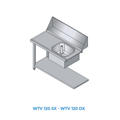 MESA CON FREGADERO WTV 120 IZQ.