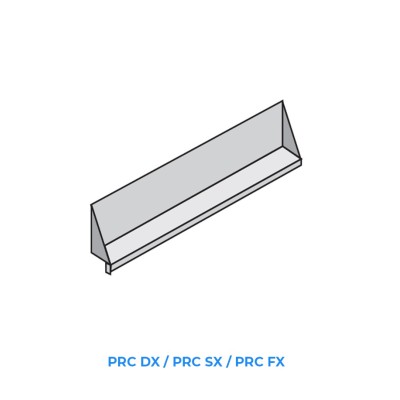 PETO PARA FREGADERO DER. 595 MM